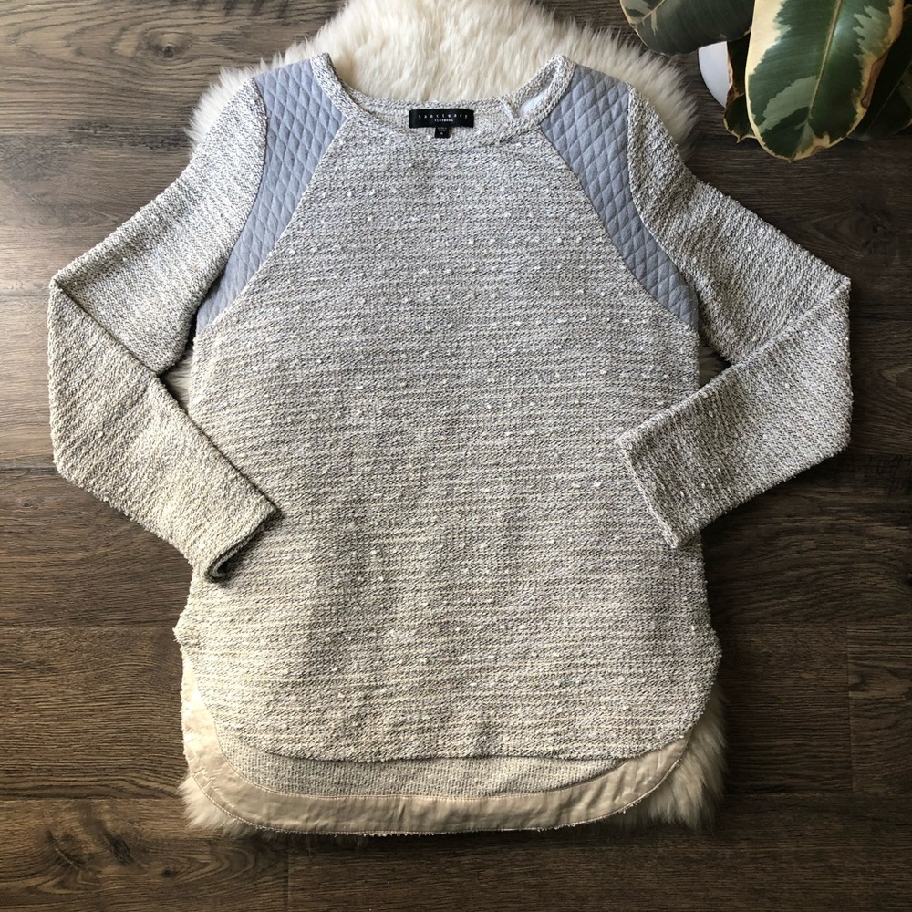 Sanctuary Clothing Gray Top size S